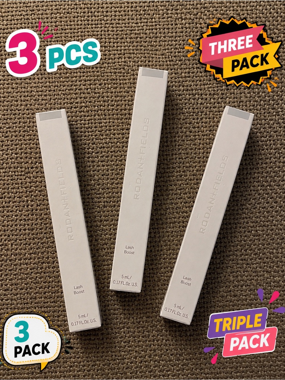 Rodan + Fields Lash Boost Triple Pack in Beige